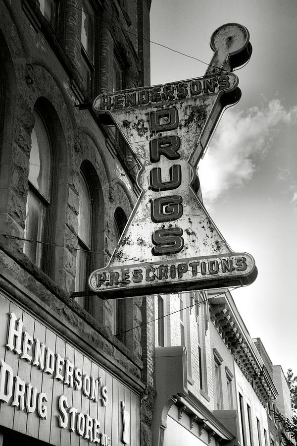 Drug Store Sign Photograph by Steven Ainsworth