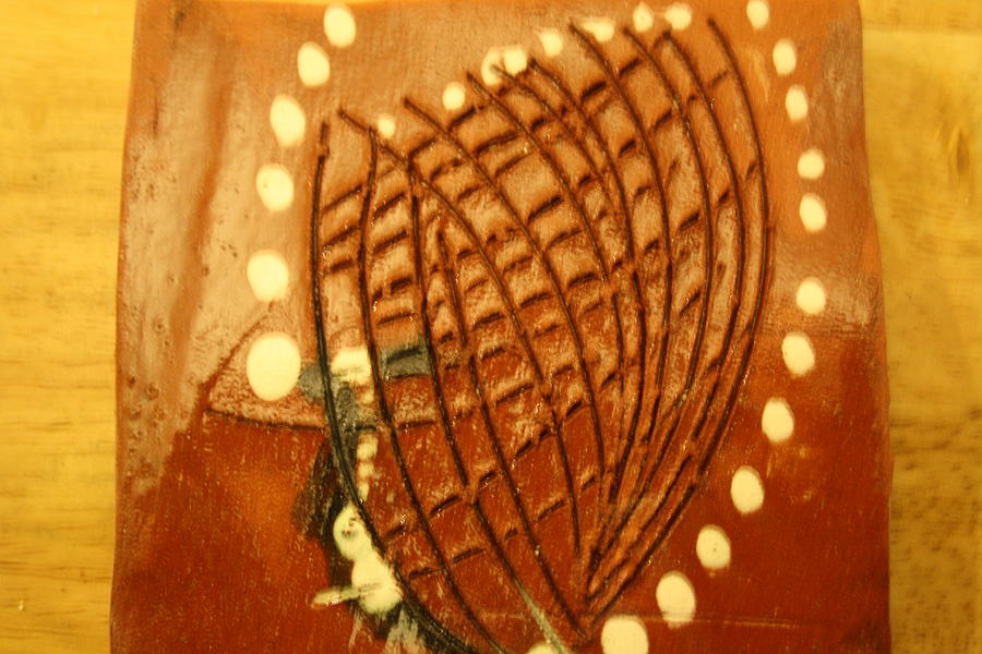 Drum - Tile Ceramic Art by Gloria Ssali