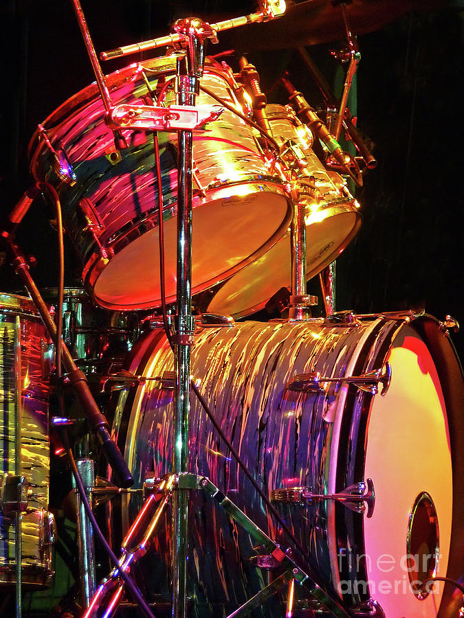 Drum Set Photograph by Rich Walter