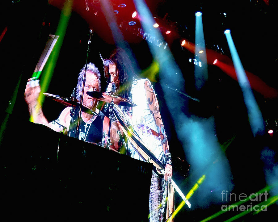 Drum Solo. Aerosmith Live  Photograph by Tanya Filichkin