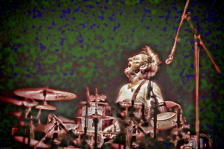 Drummer Cactus Moser Photograph by Mick Anderson
