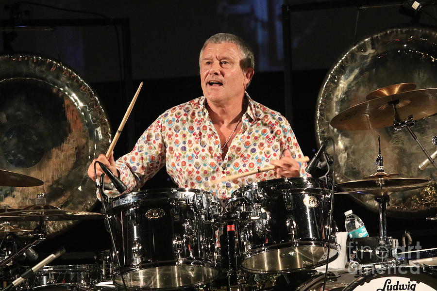 Drum Photograph - Carl Palmer by Concert Photos