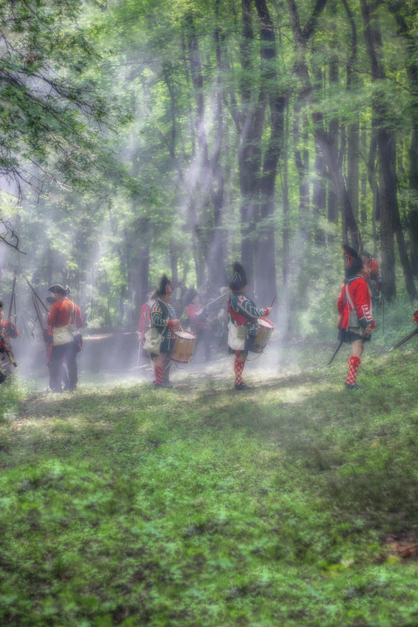 War Photograph - Drums in the Forest Before the Battle by Randy Steele