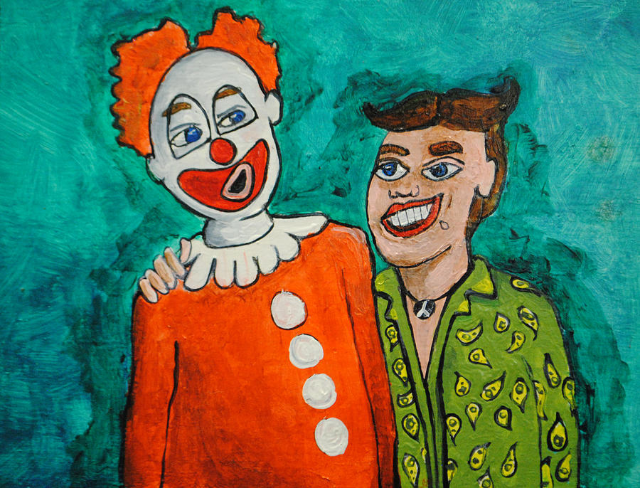 Drunken Pals Painting by Patricia Arroyo