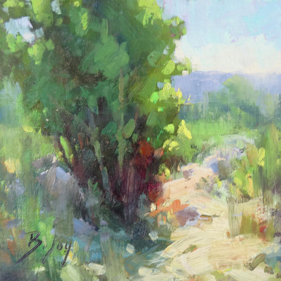Dry Creek Bed Painting by Becky Joy