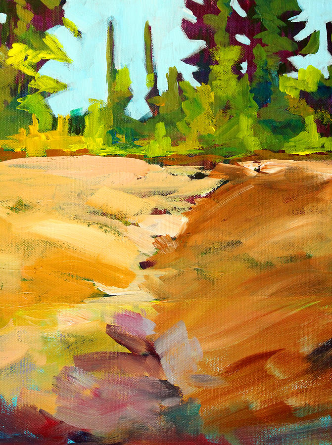 Dry Creek Painting by Nancy Merkle