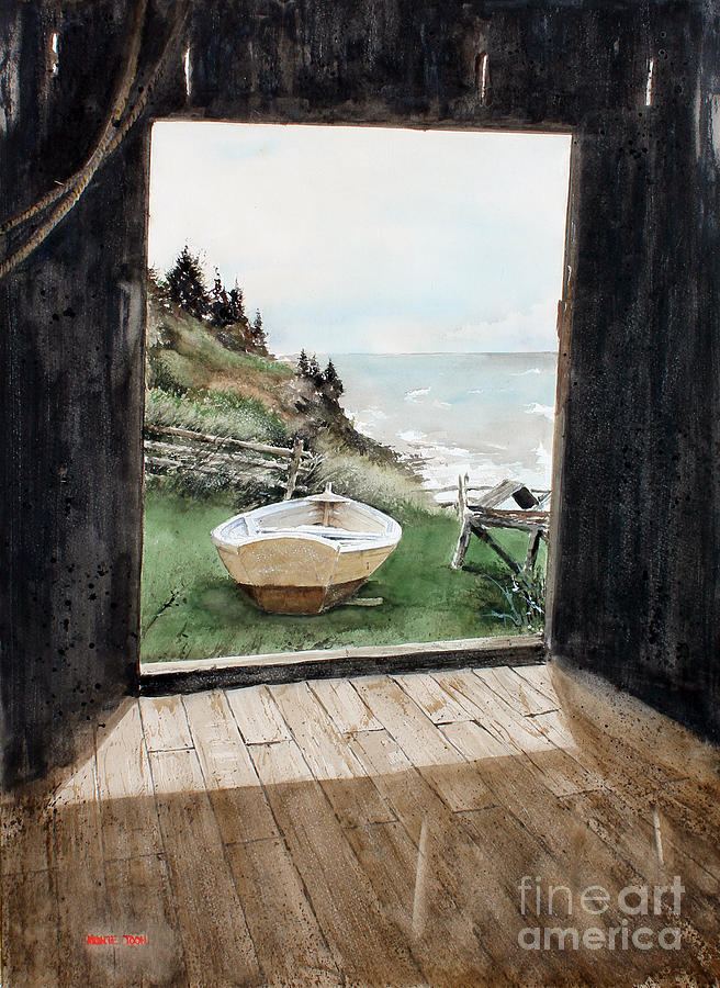 Dry Docked Painting by Monte Toon