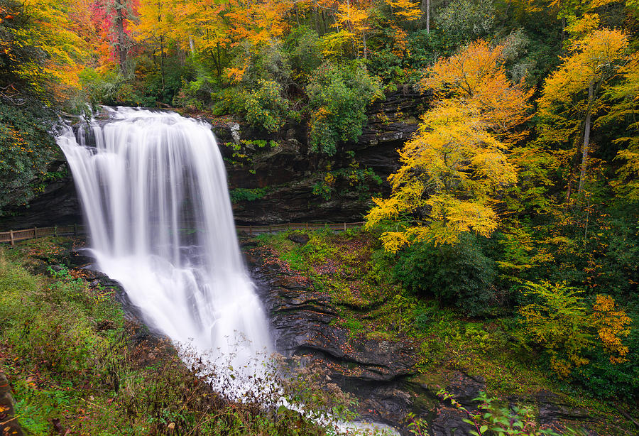 Waterfall Photograph - Dry Falls Highlands North Carolina by Rick Dunnuck