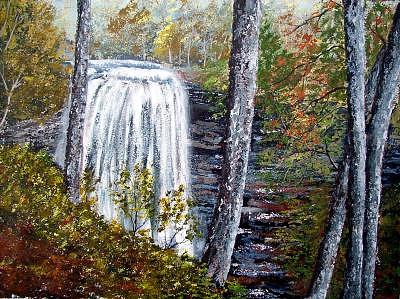 Dry Falls Painting By Tami Booher - Fine Art America