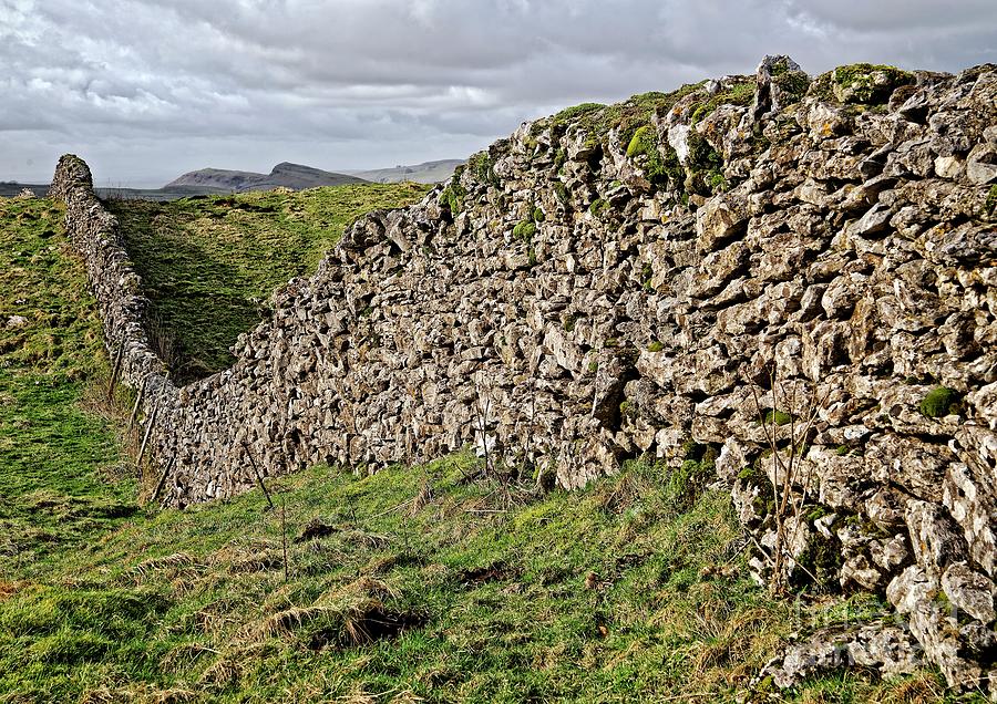 Dry Stone Wall in the Yorkshire Dales Photograph by Martyn Arnold