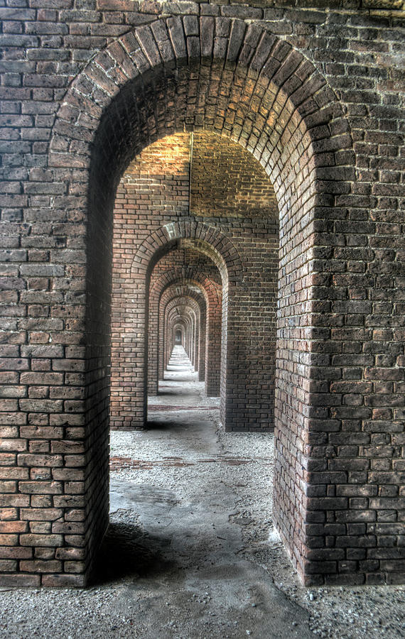 Dry Tortugas - Fort Jefferson - Doorways Photograph by Timothy Lowry