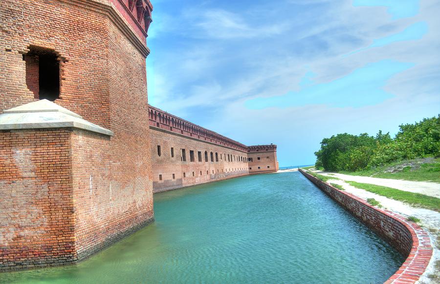 Dry Tortugas - Fort Jefferson - East Side Photograph by Timothy Lowry