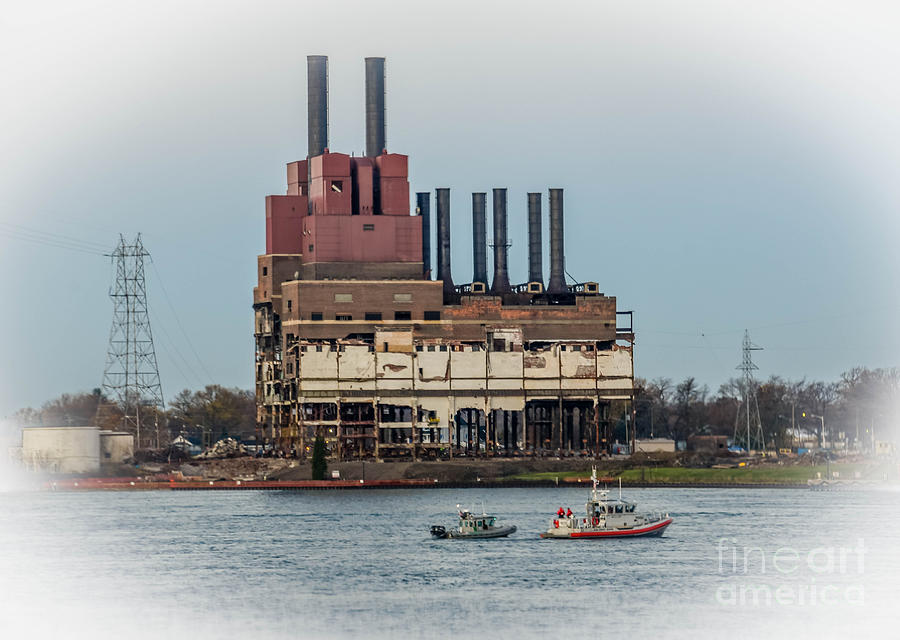 DTE Power Plant  Photograph by Grace Grogan