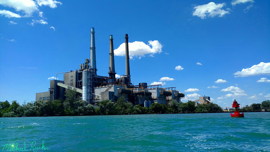 Detroit Photograph - DTE River Rouge Power Plant by Michael Rucker