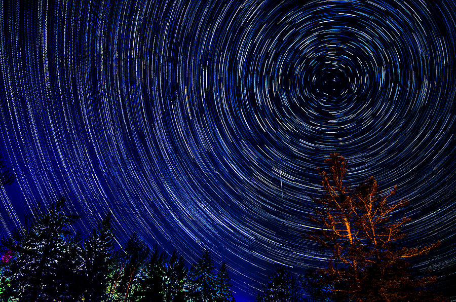 Star Trails Photograph - du Nord by Flowstate Photography