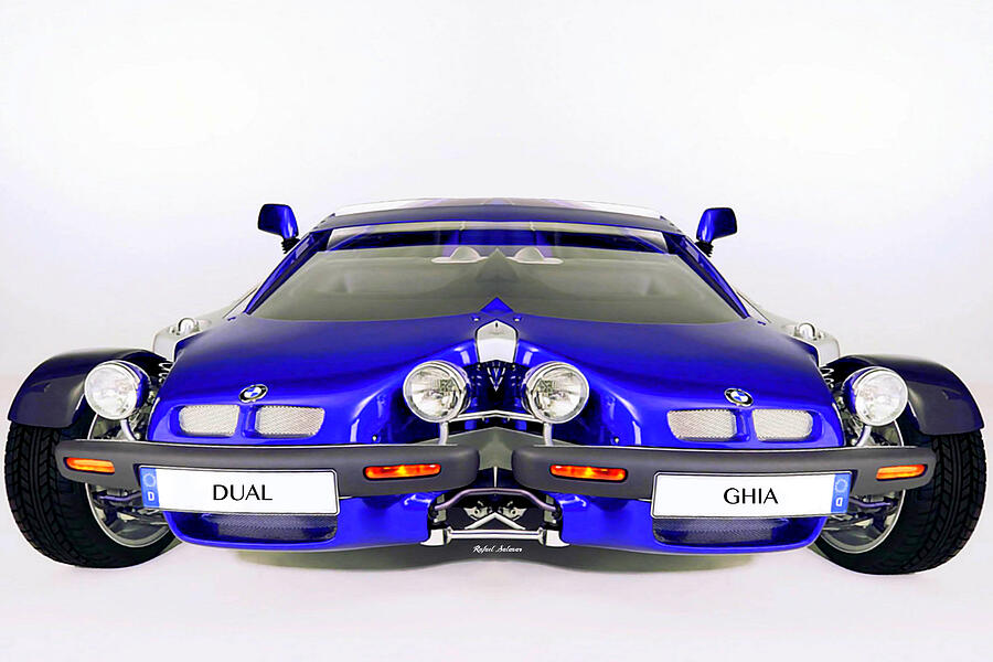 Dual Ghia Digital Art by Rafael Salazar