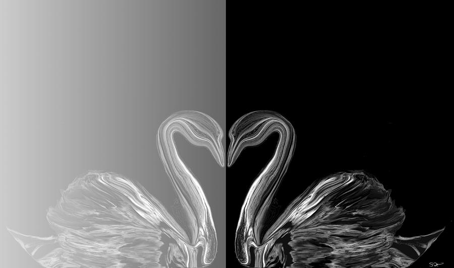 Duality Digital Art by Abstract Angel Artist Stephen K