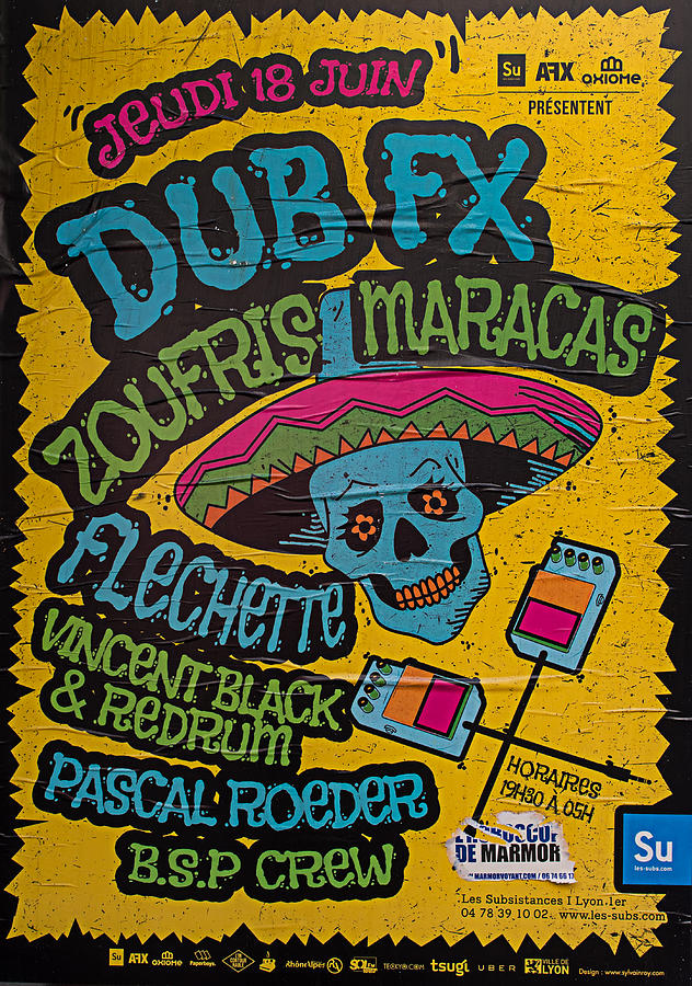 Dub FX and Zoufris Maracas Poster Photograph by Gary Karlsen
