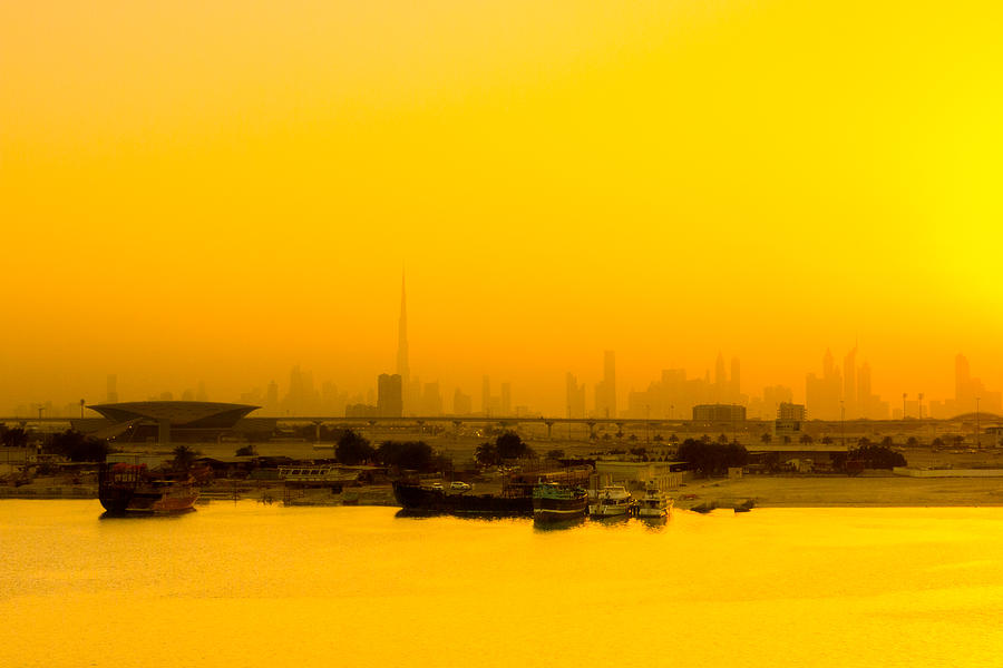 Dubai Sunrise Photograph by SR Green