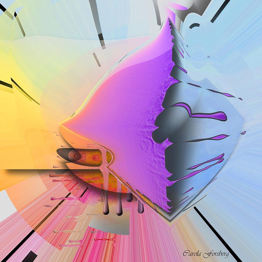 Fantasy Digital Art - Dubbel Fish by Carola Ann-Margret Forsberg
