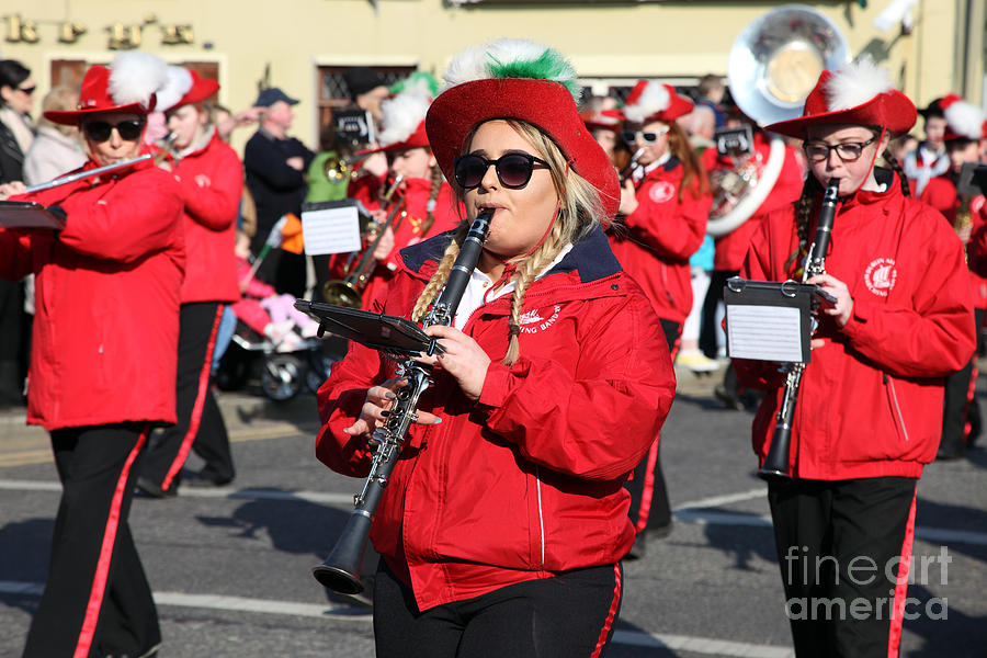 Music Photograph - Dublin All Star Marching Band by Ros Drinkwater