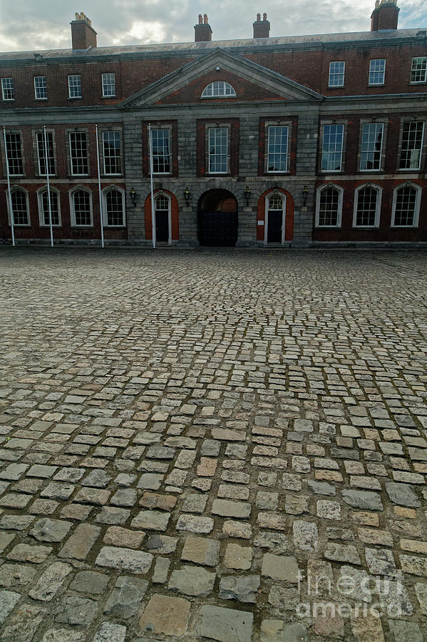 Dublin Castle Brick Courtyard Photograph by Natural Focal Point Photography