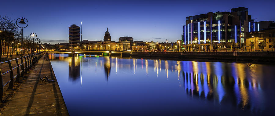 Dublin City Centre At Dawn Photograph By Michal Pospisil - Fine Art America