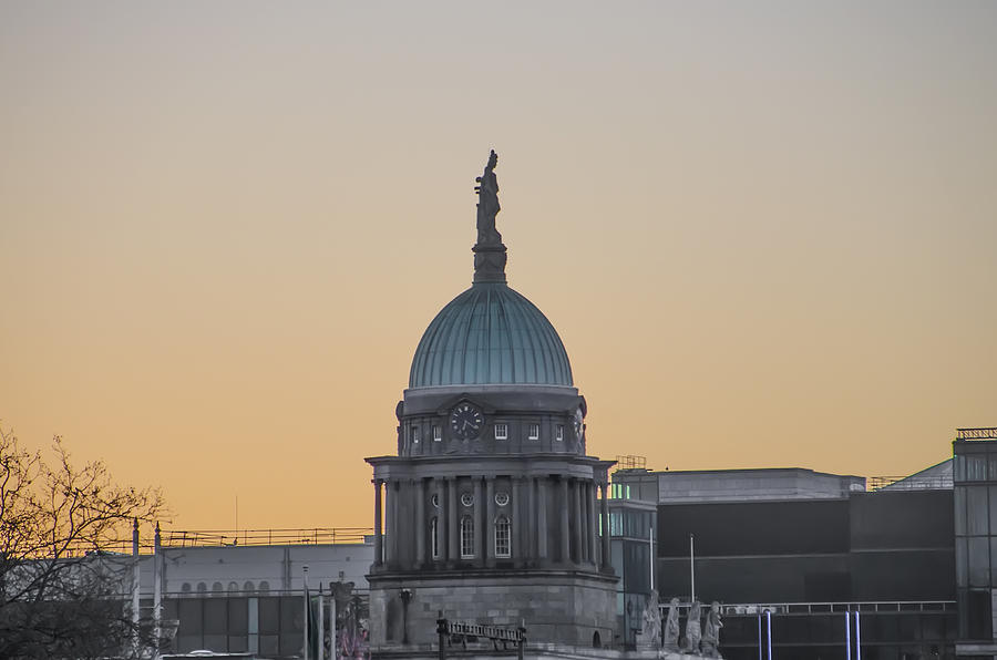 Dublin Ireland - Custom House Dome Photograph by Bill Cannon