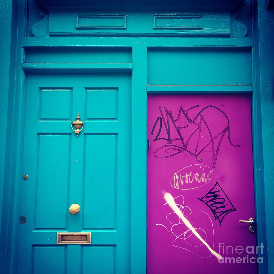 Dublin, Ireland Door Photograph by Suzanne Lorenz