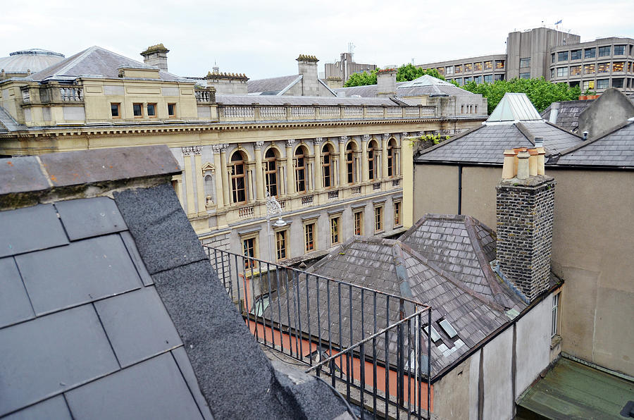 Dublin Rooftops Overlooking National Museum of Ireland Dublin Ireland Photograph by Shawn OBrien