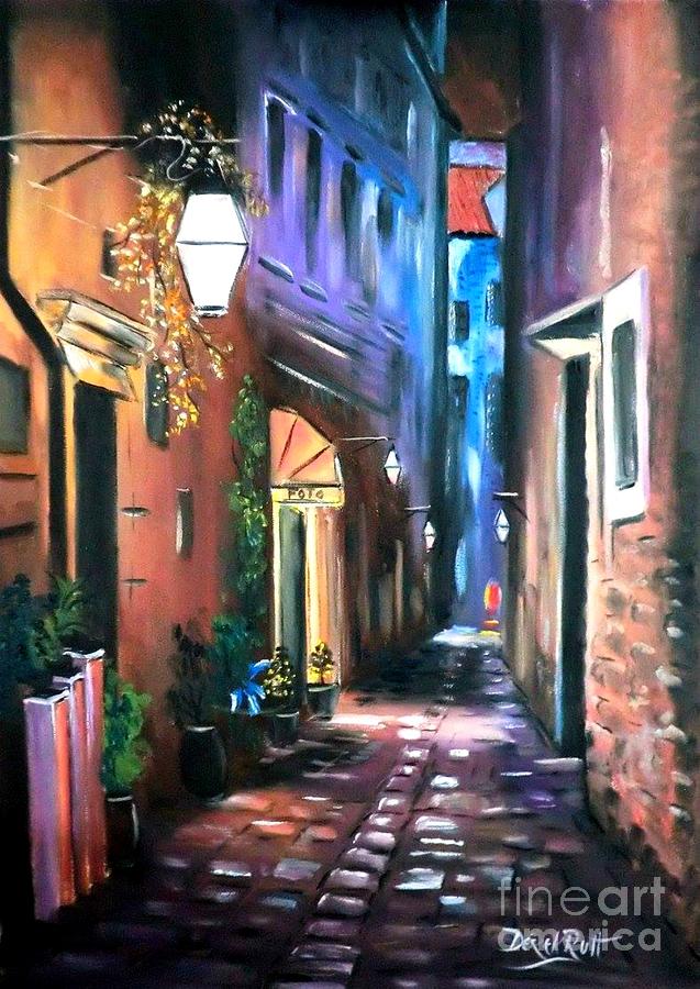 Dubrovnik Alley Painting