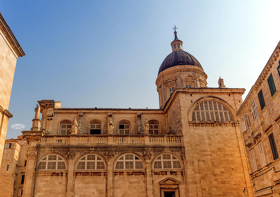 Dubrovnik Assumption Cathedral in center of old town in Dubrovni Photograph by Elenarts - Elena Duvernay photo Dubrovnik Assumption Cathedral in center of old town in Dubrovni Photograph by Elenarts - Elena Duvernay photo