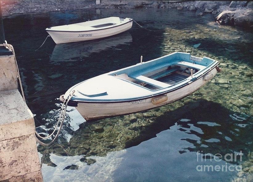 Dubrovnik Boats Photograph by J Doyne Miller