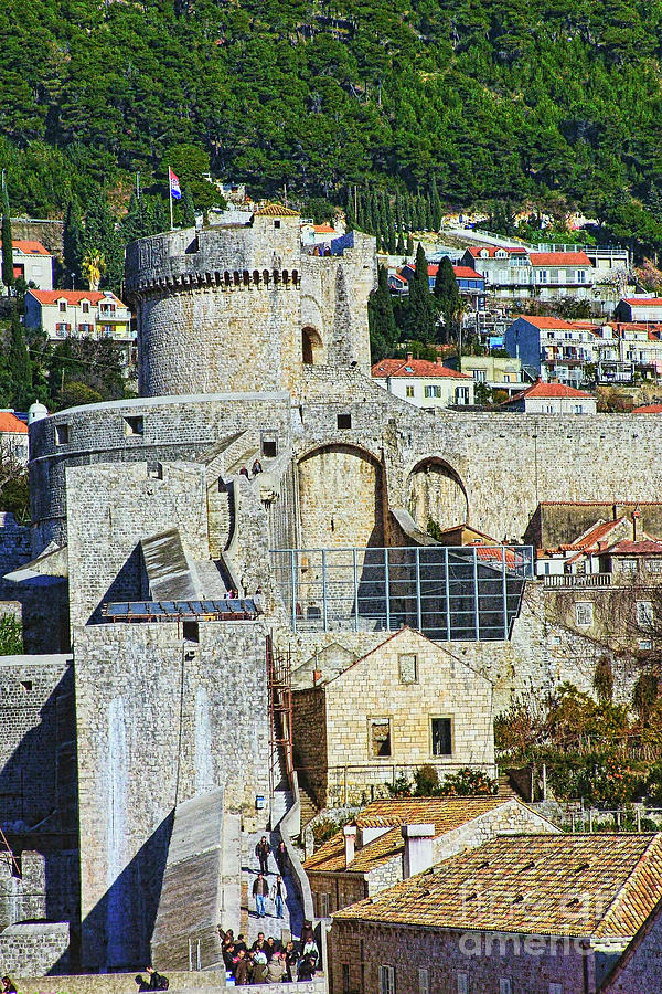 Dubrovnik City Walls - Minceta Photograph by Jasna Dragun
