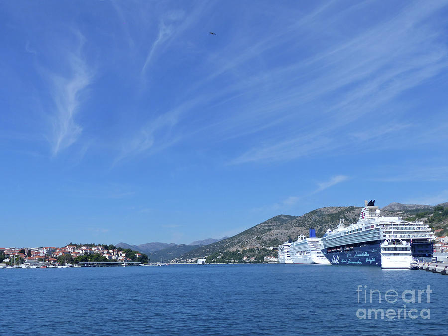 Dubrovnik Harbour - Croatia Photograph by Phil Banks