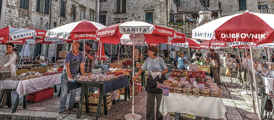 Dubrovnik Market Photograph by Darryl Brooks