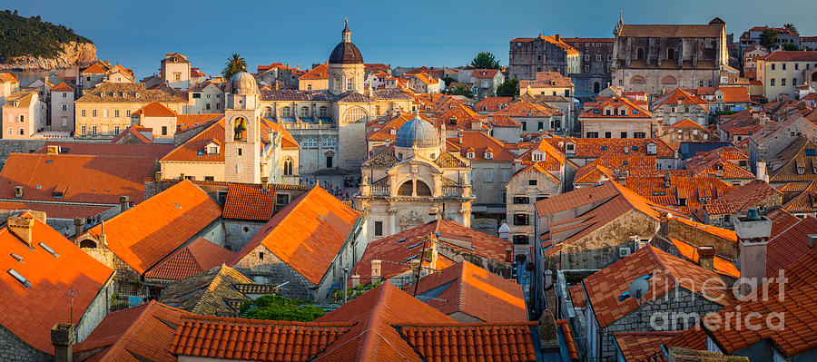 Architecture Photograph - Dubrovnik Panorama by Inge Johnsson