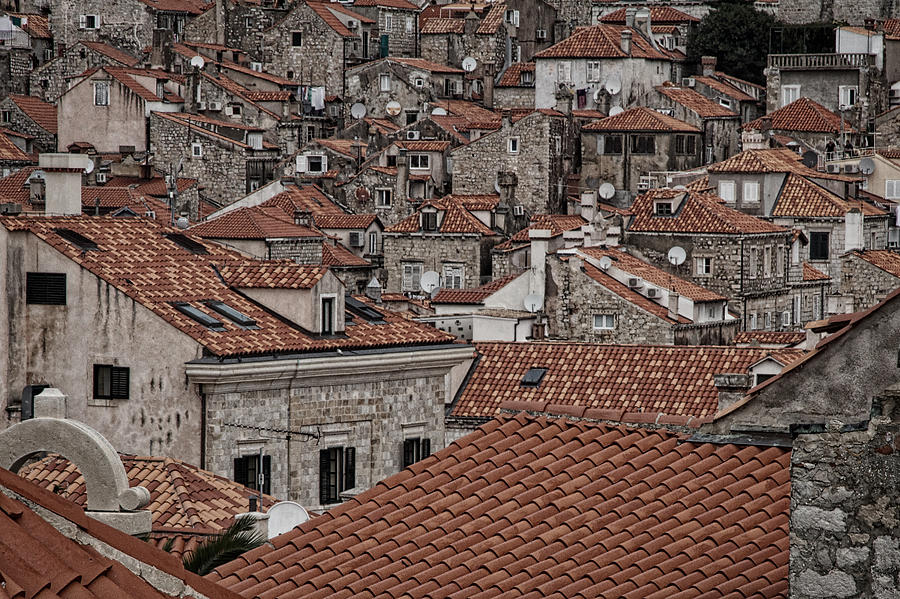 Dubrovnik Rooftops #3 Photograph by Stuart Litoff