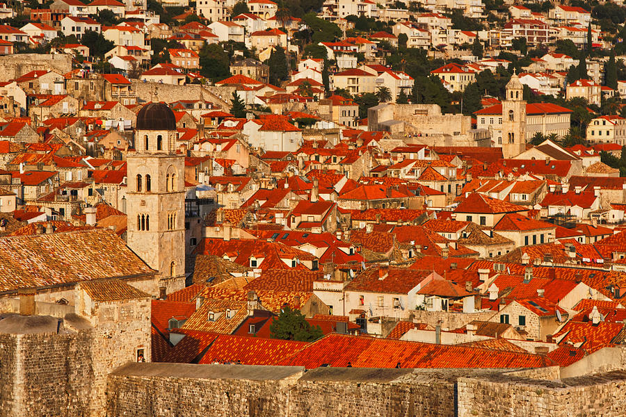 Dubrovnik Rooftops #4 Photograph by Stuart Litoff