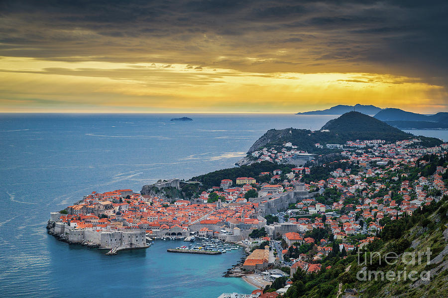 Dubrovnik Sunset Photograph by JR Photography
