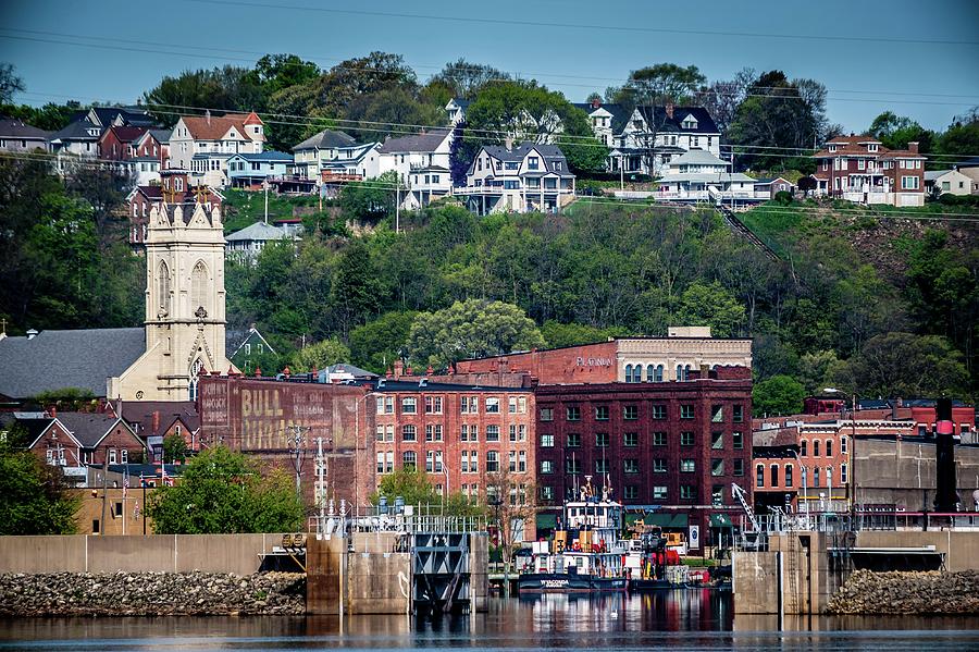 Dubuque Ice Harbor Photograph by John Kapparos - Fine Art America