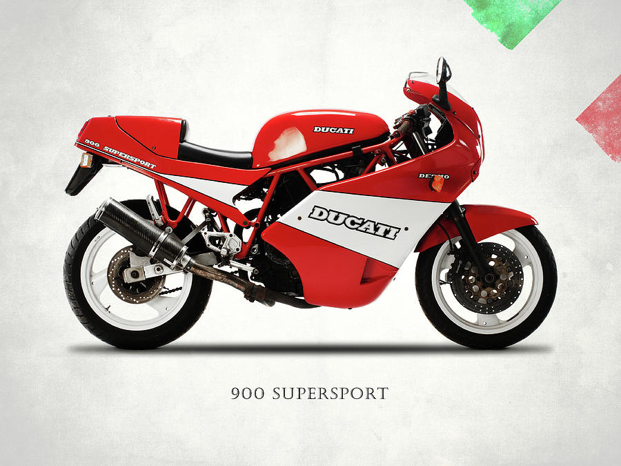 Transportation Photograph - Ducati 900 Super Sport 1990 by Mark Rogan