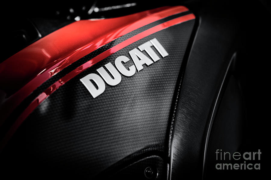 Abstract Photograph - Ducati Diavel Carbon by Tim Gainey