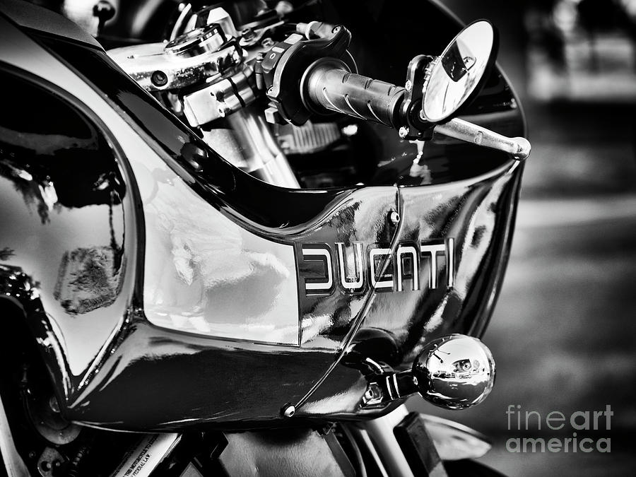 Ducati MH900 Evoluzione Monochrome Photograph by Tim Gainey