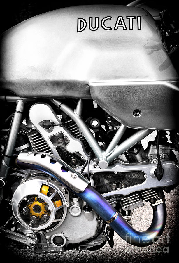 Abstract Photograph - Ducati PS1000LE Engine by Tim Gainey