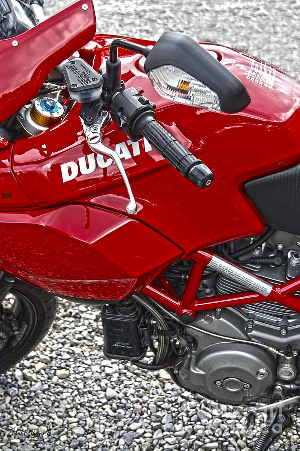 Ducati Red Photograph by Diane E Berry