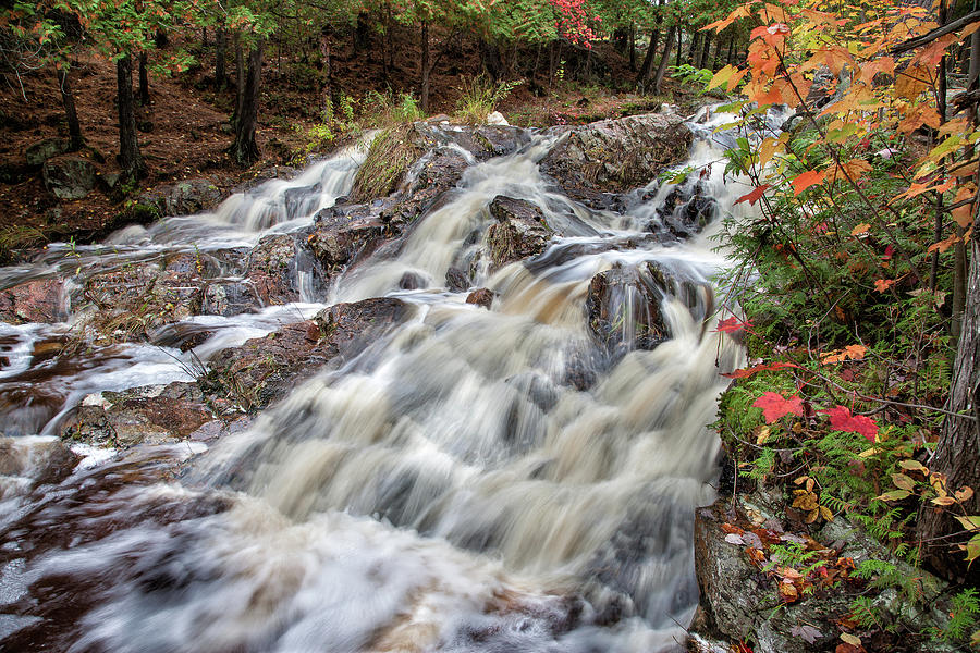 Waterfalls Photograph - Duchesnay Falls by Brian Boudreau Waterfalls Photograph - Duchesnay Falls by Brian Boudreau