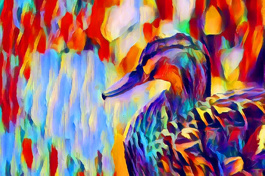 Duck 2 Painting by Chris Butler