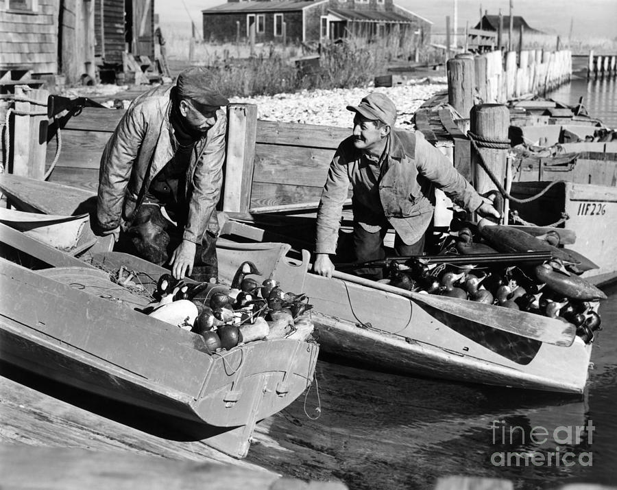 Duck Huntters Setting Out, C.1930-40s Photograph by H. Armstrong Roberts/ClassicStock
