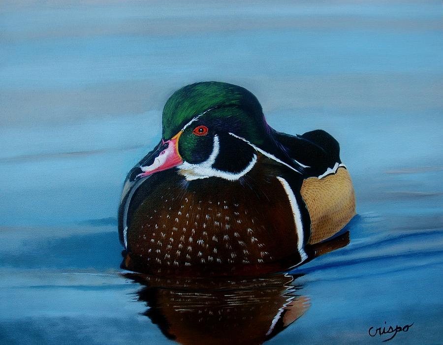 Duck Painting by Jean Yves Crispo